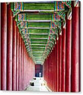 Colonnade In A Royal Palace Canvas Print
