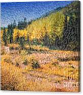 Colorado Golden Autumn Canvas Print