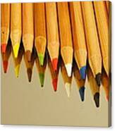Colored Pencils Canvas Print