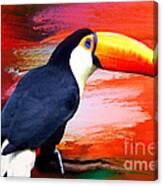 Colorful Toucan Canvas Print