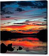 Columbia Sunset Canvas Print