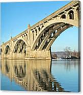 Columbia-wrightsville Bridge With Canvas Print