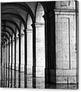 Column Reflection Canvas Print