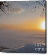 Comfortable Winter View Canvas Print