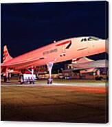 Concorde On Stand Canvas Print
