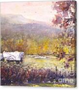 Conestoga Wagons West Canvas Print