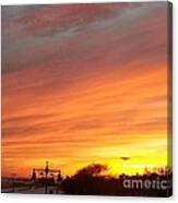 Coney Island Winter Sunset Canvas Print