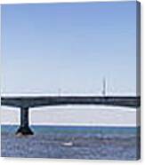 Confederation Bridge Panorama 3 Canvas Print