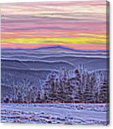 Cooper Hill Sunrise Ii Canvas Print