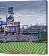 Coors Field Canvas Print