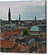 Copenhagen Spires Canvas Print