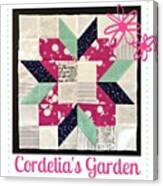 💐cordelia's Garden Block For Canvas Print