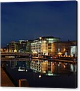 Cork City At Night Canvas Print