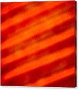 Corrugated Orange Canvas Print