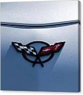 Corvette C5 Badge Canvas Print