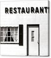 Country Restaurant Canvas Print
