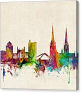Coventry England Skyline Canvas Print
