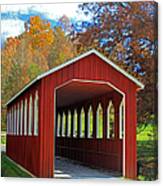 Covered Bridge Canvas Print