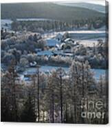 Frosty Day At Cragganmore - Speyside - Scotland Canvas Print