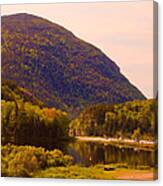 Crawford Notch Homage To Thomas Cole Canvas Print
