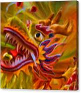 Crazy Dragon Canvas Print