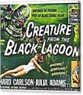 Creature From The Black Lagoon Canvas Print