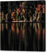 Crescent Lake Reflection Canvas Print