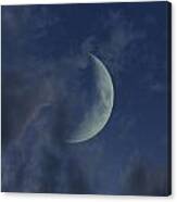 Crescent Moon Canvas Print