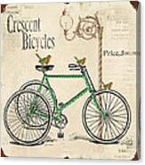 Cresent Bicycles Canvas Print