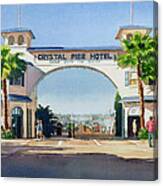 Crystal Pier Pacific Beach Canvas Print