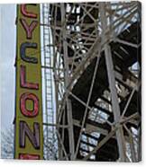 Cyclone - Roller Coaster Canvas Print