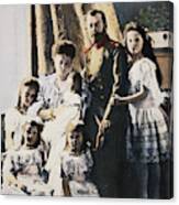 Czar Nicholas Ii & Family Canvas Print
