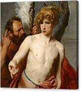 Daedalus And Icarus Canvas Print