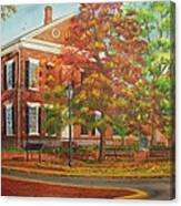 Dahlonega's Gold Museum In Autumn Canvas Print