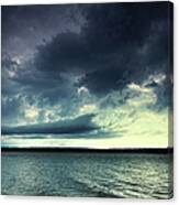 Dark Clouds Coming Canvas Print