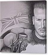 David Beckham Canvas Print