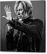 David Bowie In Concert Canvas Print