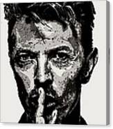 David Bowie - Pencil Canvas Print