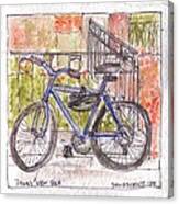 Dawn's New Bike Canvas Print