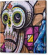 Day Of The Dead Mural Canvas Print