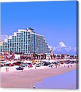 Daytona Main Street Pier And Beach Canvas Print