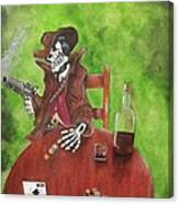 Dead Man's Poker Party Canvas Print