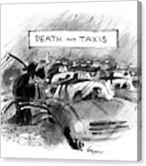 Death And Taxis Canvas Print