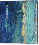 Deep Blue Abstract Canvas Print