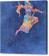 Defy Gravity Dancers Leap Canvas Print