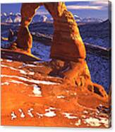 Delicate Arch Sunset Canvas Print