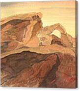 Desert Arch Canvas Print