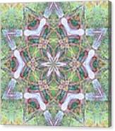 Desert Flower Mandala Canvas Print