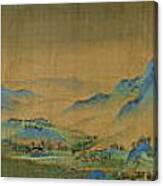 Detail Of A Thousand Li Of River Canvas Print