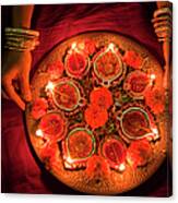 Dipawali Lamps Canvas Print